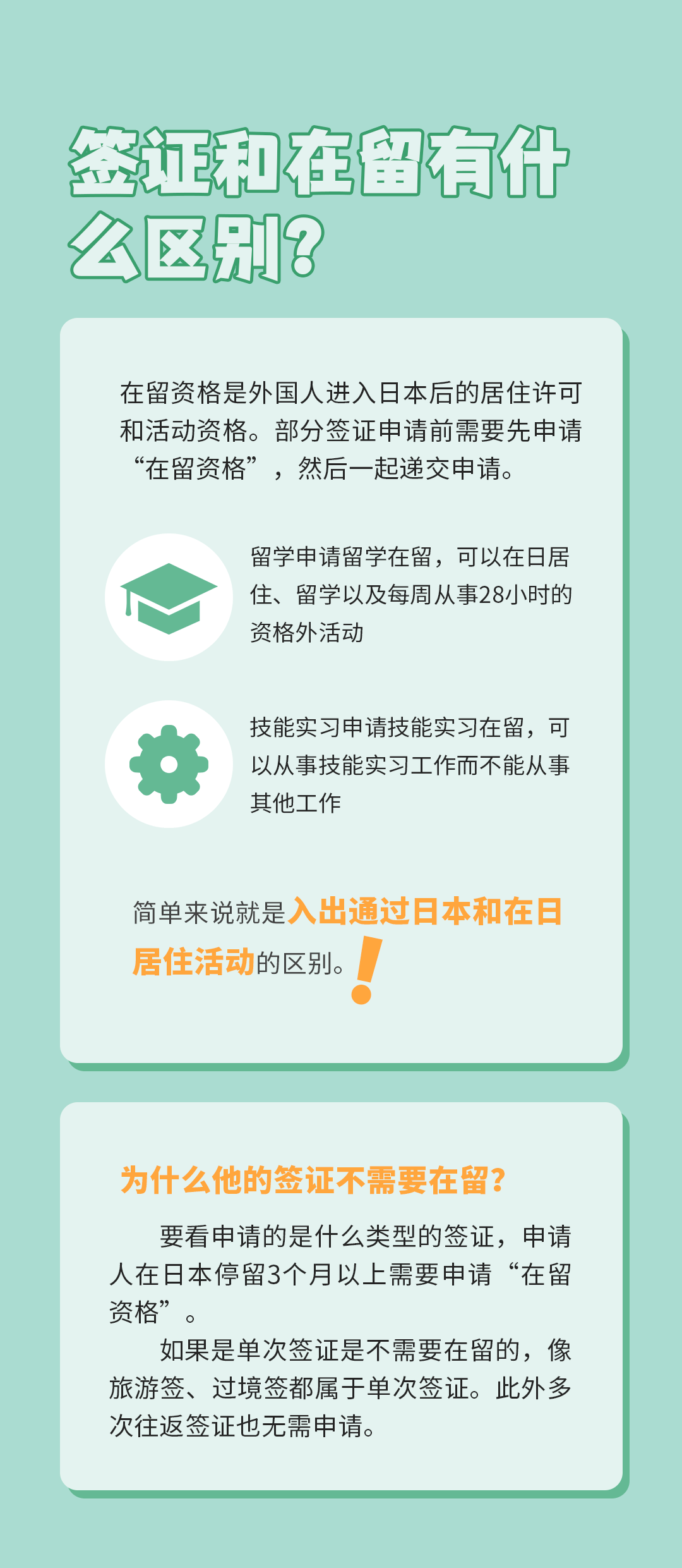 签证？在留？一句话就明白了(图3)